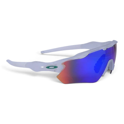 U&EYE Grit white frame blue purple mirror lens sport wrap sunglasses product image 2