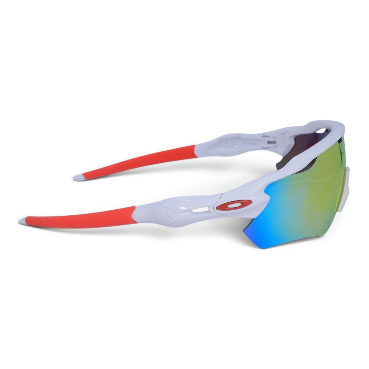 U&EYE Grit white frame red yellow mirror lens sport wrap sunglasses product image 3