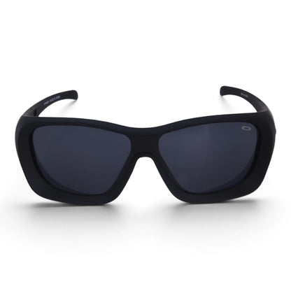 U&EYE Harbor black frame black lens sport wrap sunglasses product image 1
