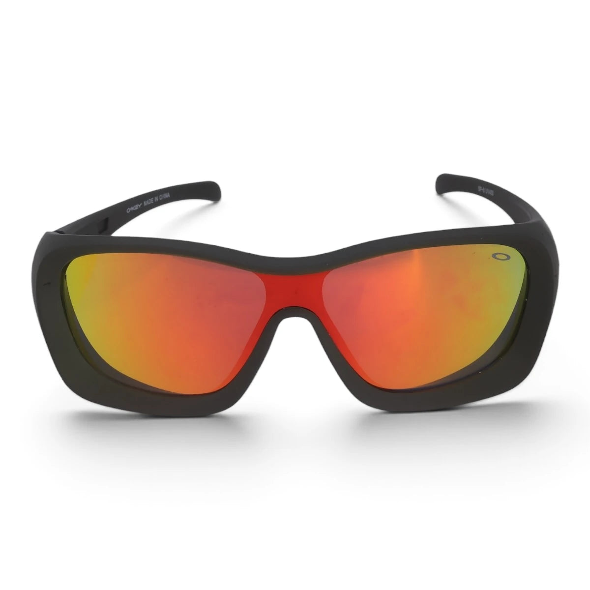 U&EYE Harbor green frame orange lens sport wrap sunglasses product image 1