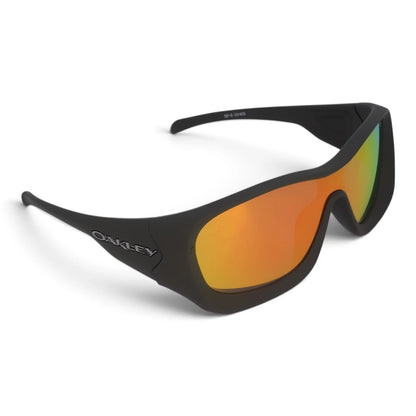 U&EYE Harbor green frame orange lens sport wrap sunglasses product image 2