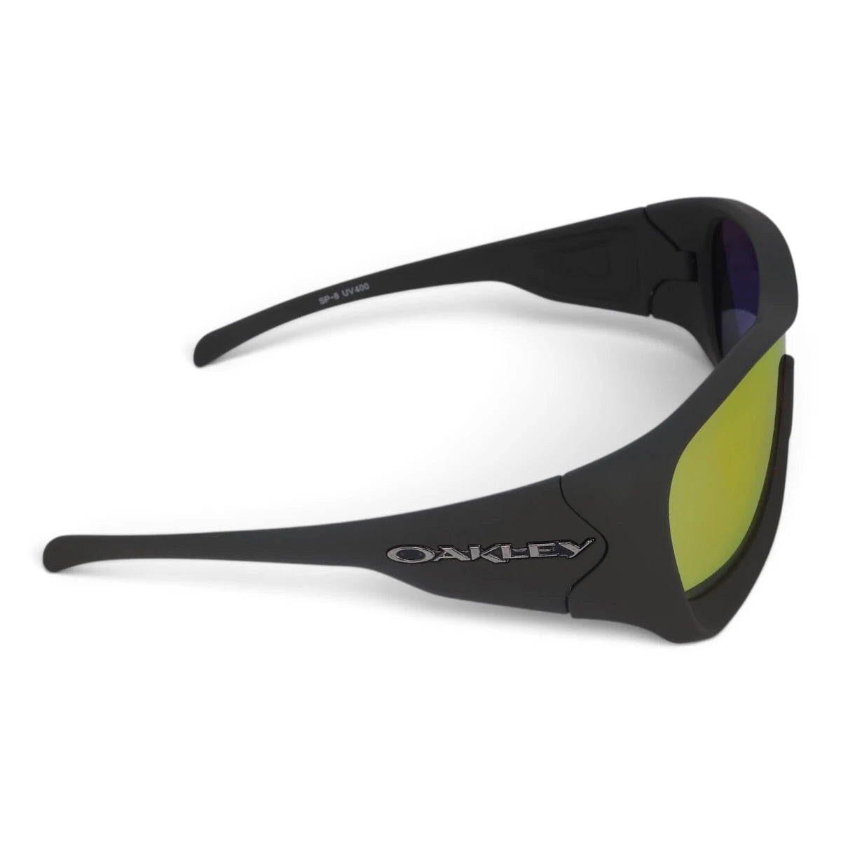 U&EYE Harbor green frame orange lens sport wrap sunglasses product image 3
