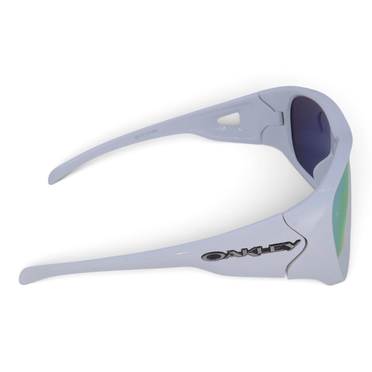U&EYE Harbor white frame orange lens sport wrap sunglasses product image 3