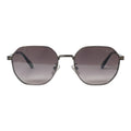 The 'Horizon' Geometric Sunglasses | Dark Ruthenium | UV400