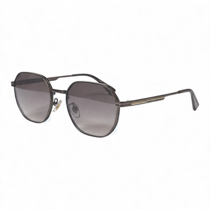 The 'Horizon' Geometric Sunglasses | Dark Ruthenium | UV400