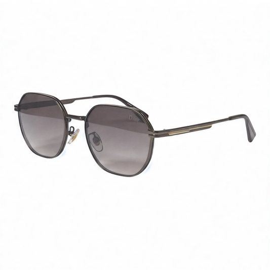 The 'Horizon' Geometric Sunglasses | Dark Ruthenium | UV400