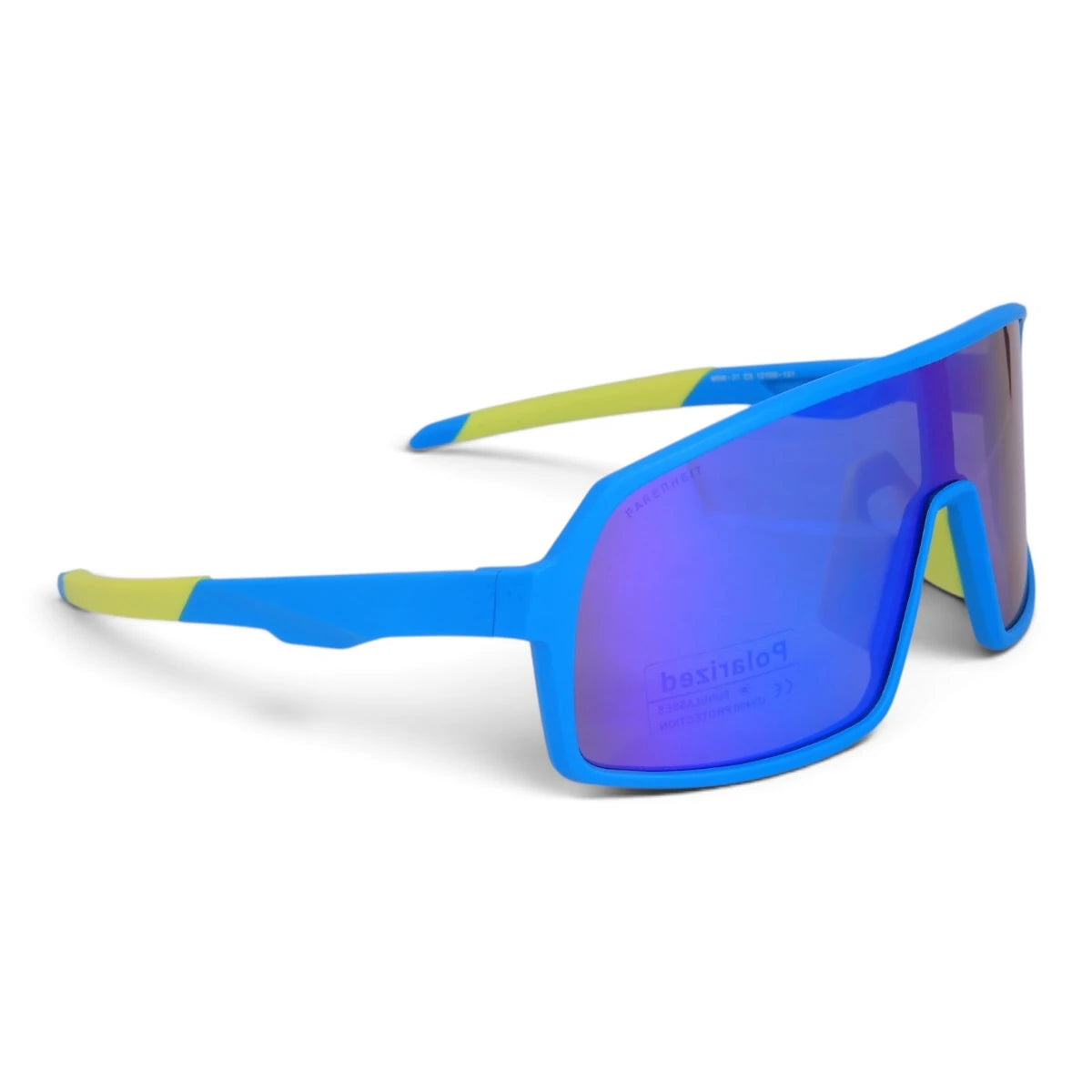 U&EYE Kestrel green kids sport shield sunglasses product image 2
