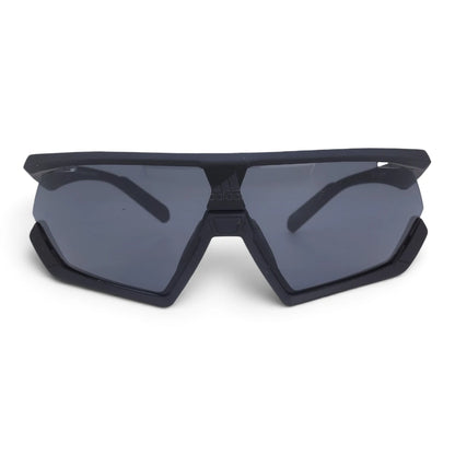 U&EYE Keystone black angular shield sunglasses product image 1