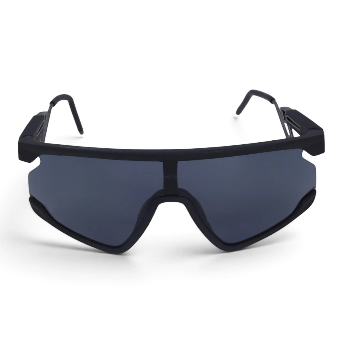 U&EYE Meridian black frame black lens sport shield sunglasses product image 1