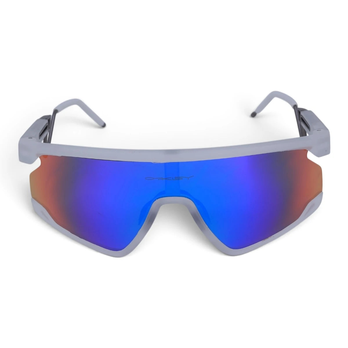U&EYE Meridian clear frame blue lens sport shield sunglasses product image 1
