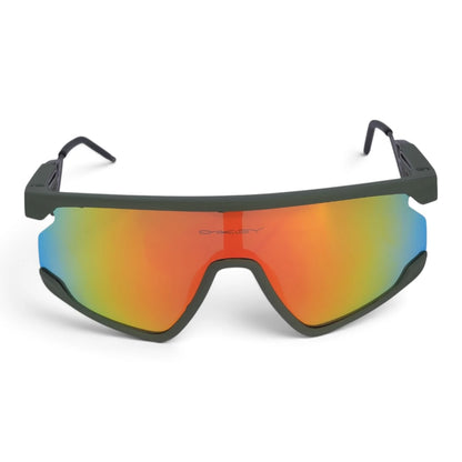 U&EYE Meridian green frame orange lens sport shield sunglasses product image 1
