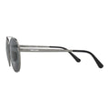The 'Venture' Round Double-Bridge Sunglasses | Gunmetal
