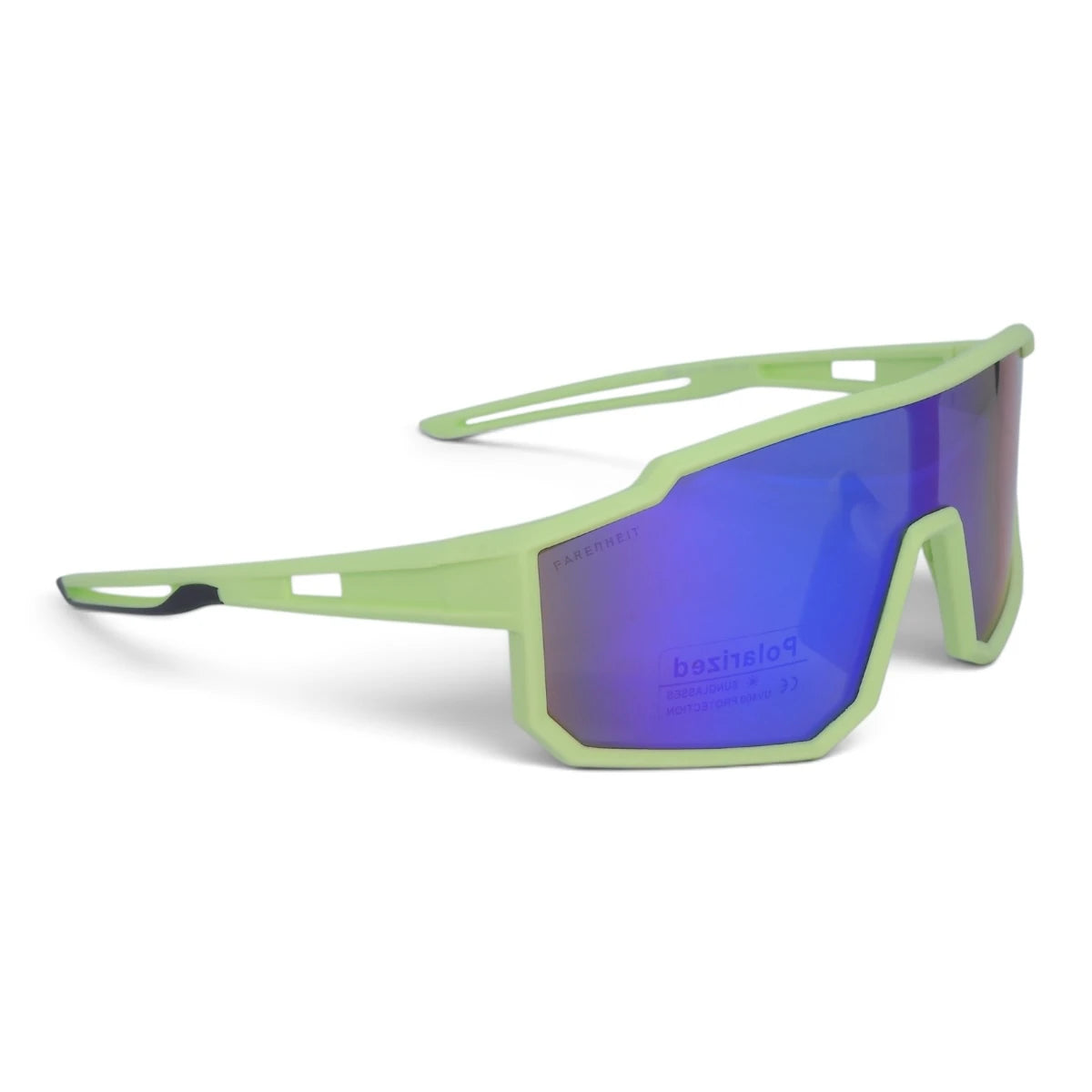 U&EYE Skylark green kids sport shield sunglasses product image 2