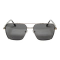 The Sovereign Geometric Sunglasses | Gunmetal Silver