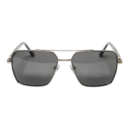 The Sovereign Geometric Sunglasses | Gunmetal Silver