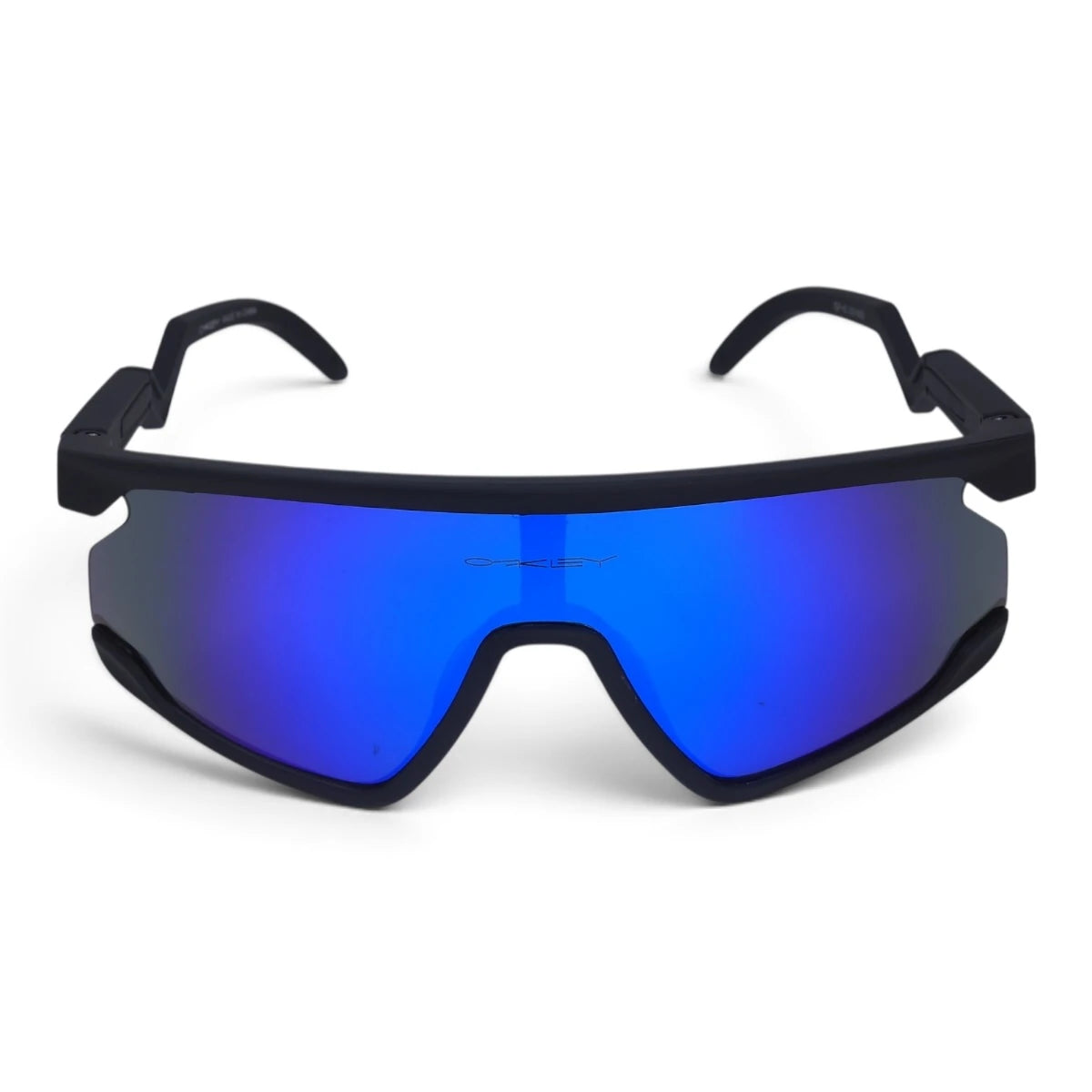 U&EYE Switchback black frame blue mirror lens sport shield sunglasses product image 1