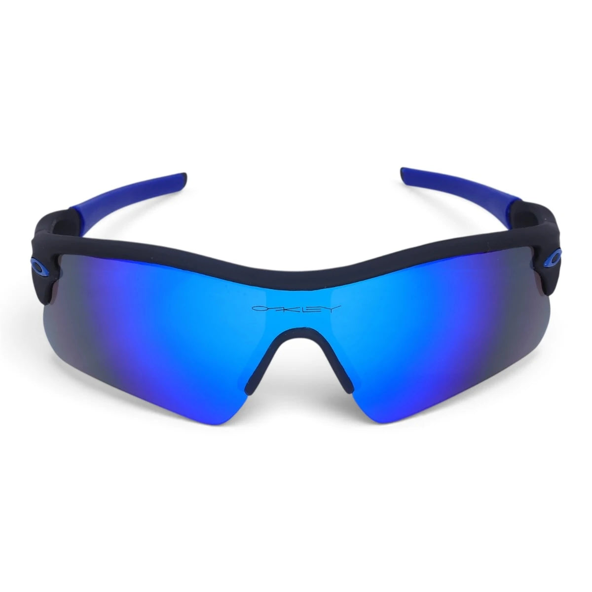 U&EYE Tandem black frame blue lens sport shield sunglasses product image 1