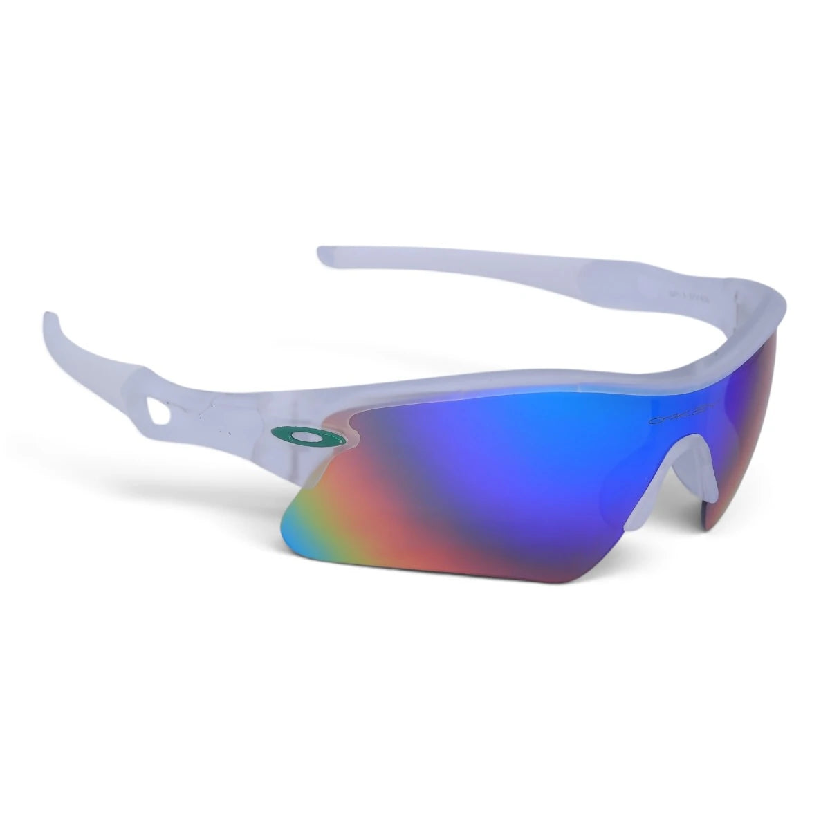 U&EYE Tandem clear frame blue lens sport shield sunglasses product image 2