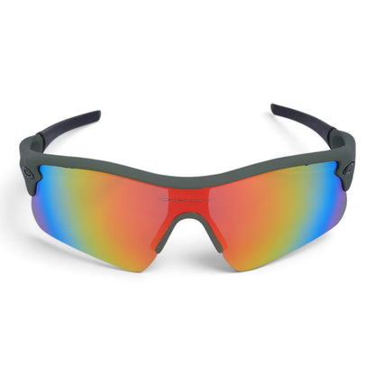 U&EYE Tandem green frame orange lens sport shield sunglasses product image 1