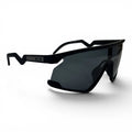 The ‘Aero’ Sport Shield Sunglasses | Black Smoke