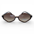 The ‘Apex’ Compact Semi-Rimless Geometric Sunglasses | Classic Tortoise | Polarized