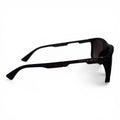 The ‘Axiom’ Rectangle Sunglasses | Black Brown