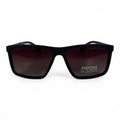 The ‘Axiom’ Rectangle Sunglasses | Black Brown
