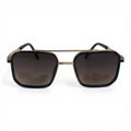 The ‘Caden’ Square Sunglasses | Gold Black Brown