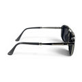 The ‘Caden’ Square Sunglasses | Gunmetal Purple