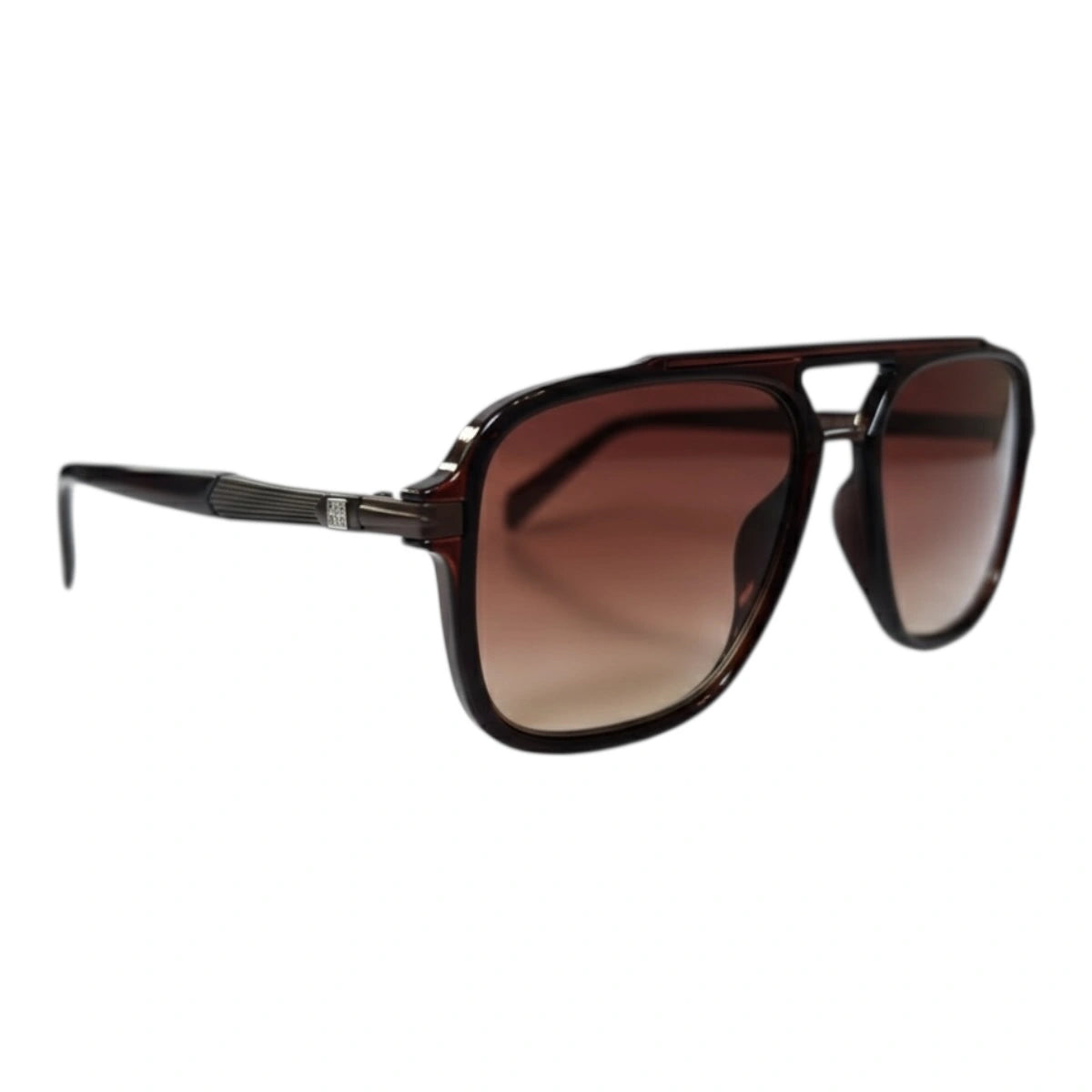 The ‘Commander’ Aviator Sunglasses | Dark Tortoise / Gradient Brown