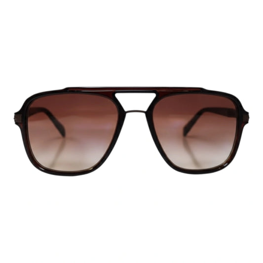 The ‘Commander’ Aviator Sunglasses | Dark Tortoise / Gradient Brown