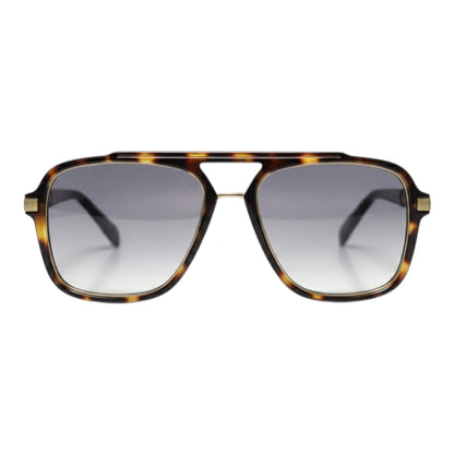 The ‘Commander’ Aviator Sunglasses | Classic Tortoise / Gradient Grey