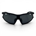 The ‘Glide’ Sport Shield Sunglasses | Black Smoke