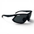 The ‘Glide’ Sport Shield Sunglasses | Black Smoke