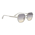 The 'Horizon' Geometric Sunglasses | Silver & Champagne Fade | UV400
