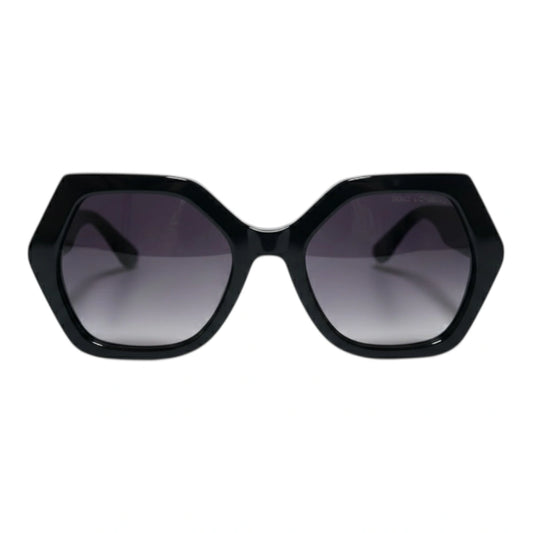 The ‘Icon’ Geometric Sunglasses | Black / Gradient Black