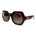 The ‘Icon’ Geometric Sunglasses | Burgundy