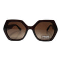 The ‘Icon’ Geometric Sunglasses | Burgundy