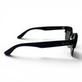 The ‘Kellan’ Browline Square Sunglasses | Black Smoke