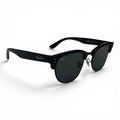 The ‘Kellan’ Browline Square Sunglasses | Black Smoke