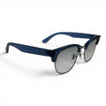The ‘Kellan’ Browline Square Sunglasses | Blue Gray Gradient