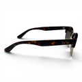 The ‘Kellan’ Browline Square Sunglasses | Tortoise Green