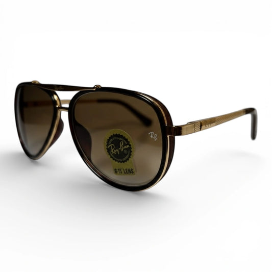 The ‘Legacy’ Glass Aviator | Havana Gold | UV400