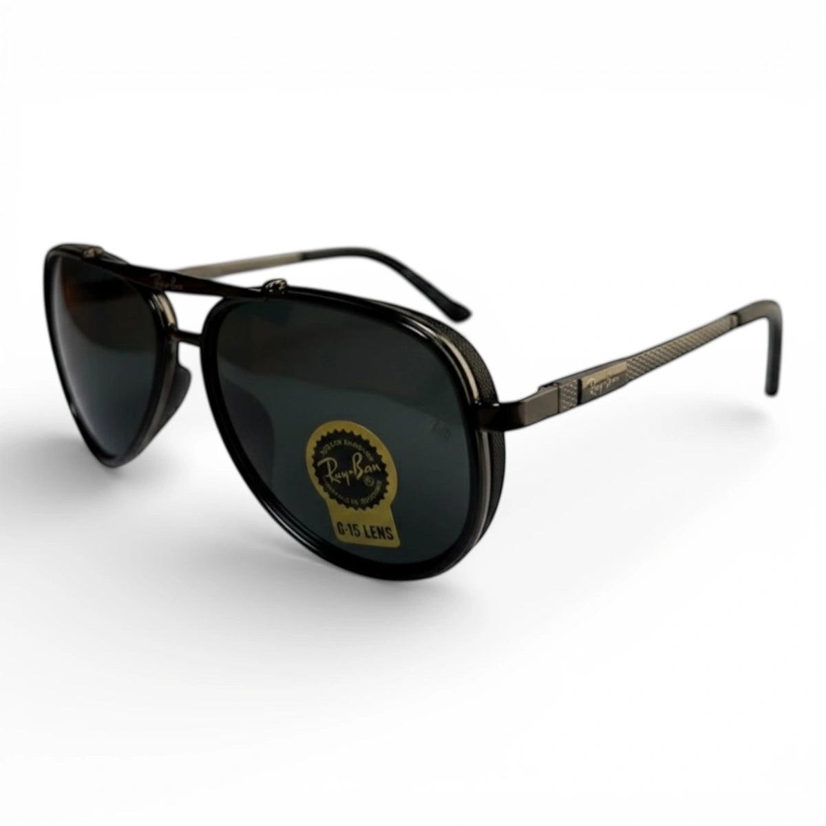 The ‘Legacy’ Glass Aviator | Obsidian Black | UV400