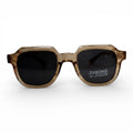 The ‘Magnus’ Rectangle Sunglasses | Champagne Crystal