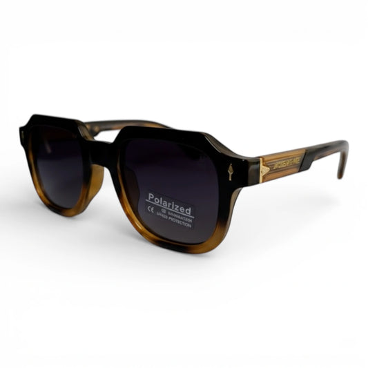 The ‘Magnus’ Rectangle Sunglasses | Eclipse Fade | Polarized