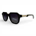 The ‘Magnus’ Rectangle Sunglasses | Onyx Crystal