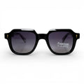 The ‘Magnus’ Rectangle Sunglasses | Onyx Crystal