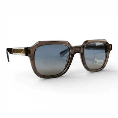 The ‘Magnus’ Rectangle Sunglasses | Smoke Grey | Polarized