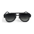 The ‘Marlow’ Double-Bridge Square Sunglasses | Smoke Gray